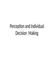 Perception and Individual Decision  Making6.pptx