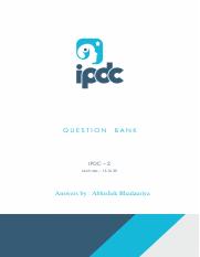 IPDC-2 Question Bank (2021-2022) Answers By Abhishek.pdf