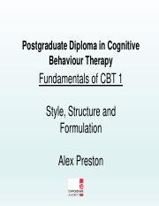 CBT Fundementals 1 - Mod 1 Day 3 - Fundamentals 1 - Style, Structure and Formulation - Handout.pdf