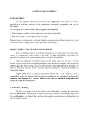 Реферат: Piaget Essay Research Paper InheldChild PsychologistJean Piaget