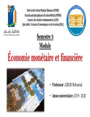 Économie monétaire et financière-Azdood.pdf