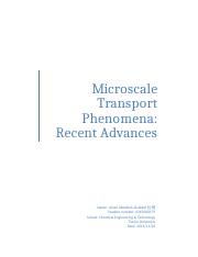 Microscale Transport Phenomena Recent Advances.docx