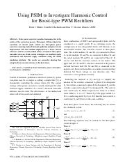 Using PSIM to investigate harmonic control for boost-type PWM rectifiers.pdf