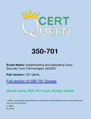 Cisco 350-701 Dumps Questions have been Updated.pdf