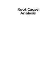 Root Cause Analysis The Core of Problem Solving and Corrective Action 2nd Ed MegaSampler ebook H1557