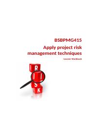 BSBPMG415 Learner Workbook V1.4.docx