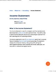 Income Statement - Definition, Explanation and Examples.pdf