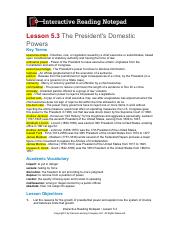 Maria Soto - 5.3-President's Domestic Powers.pdf