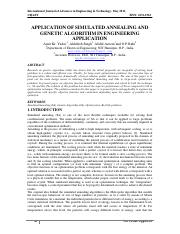 9APPLICATION-OF-SIMULATED-ANNEALING-AND-GENETIC-ALGORITHM-IN-ENGINEERING-APPLICATION-Copyright-IJAET