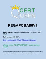 Pegasystems PEGAPCBA86V1 Exam Dumps.pdf