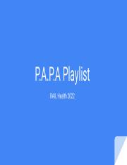 Copy of P.A.P.A Playlist.pdf