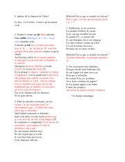 French 291 Analyse de la chanson de Cabrel