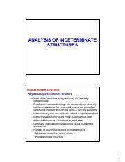 Indeterminate Structure Analysis.pdf