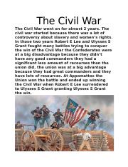 The Civil War.docx
