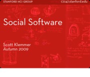 CS147-2009-SocialSoftware