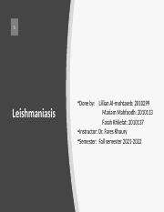 Leishmania Project.pptx