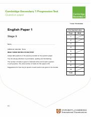 2011 Cambridge Lower Second Progression Tests English Stage 9 QP Paper 1.pdf