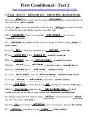 First Conditional Test 2.pdf