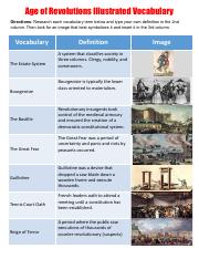 French Revolution Vocabulary and Causes.pdf