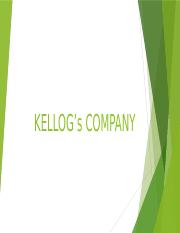 KELLOG’s COMPANY.pptx