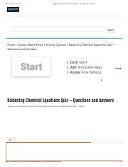 Balancing Chemical Equations Quiz - Questions and Answers.pdf