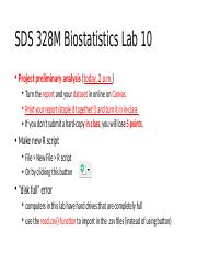 SDS 328M Biostatistics Lab 10 - toStudent.pptx