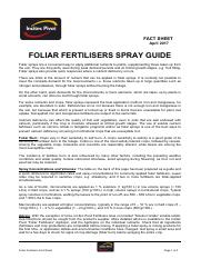 39 Foliar Fertilisers Fact Sheet.pdf