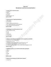 Class test (Biostatistics-3 and Environmental-2).pdf