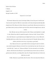 Federico Pedro Silvestre - Odyssey Essay Final Draft.docx