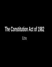 the constitution act of 1982.pptx