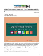 pinoybix.org-MCQ in Engineering Economics Part 3  ECE Board Exam.pdf