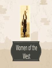 Copy of Women in the West.pptx