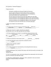 CA Test Questions Chordate Phylogeny 2.docx