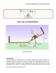 Force Up an Inclined Plane_Physics I.docx