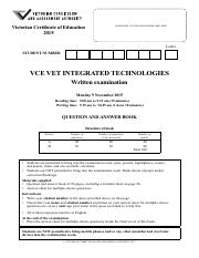[VCE VET Integrated Technologies] 2015 VCAA Exam.pdf