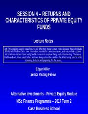 Session 4 - PE Funds - Lecture Notes (15 Mar 17)