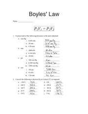 Boyle's Law Assignment