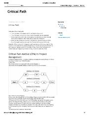 Critical Path_ Critical Path problem.pdf
