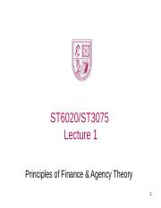 Lecture 1 Principles of Finance & Agency Theory.pptx