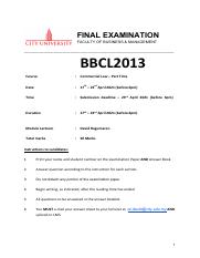 FINAL EXAMINATION - Commercial Law - BBCL 2013 - PART TIME .pdf