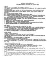 Advanced American History Chapter 2 Study Guide