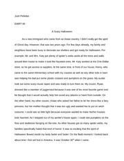 short essay about halloween