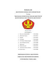 KELOMPOK 4 - MASALAH LINGKUNGAN DALAM AKUNTANSI KONVESIONAL DAN URGENSI AKUNTANSI.docx