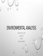 week 5 SCI 256 assignment 2 environmental analysis update