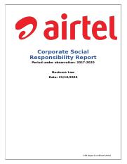 Bharti Airtel_Social Responsibility.docx
