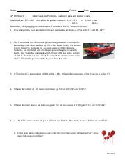 Worksheet~ Ideal Gas Grahams and Daltons Laws - AP Chemistry 2021-2022.doc