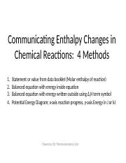 Communication of Enthalpy Changes 2 new Sept 2020.pptx