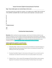 Answer Document--English III Spring Semester Final Exam.docx