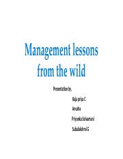 Management lessons from the wild.pptx