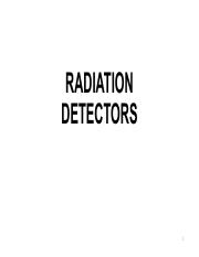RADIATION DETECTORS presentation [Autosaved].pptx.pdf